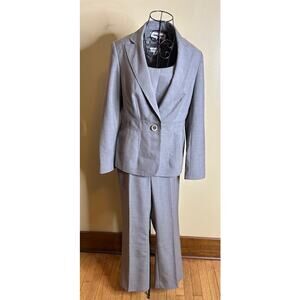 Jones New York 3-Piece Pantsuit Women’s 10 Blazer Top Pants